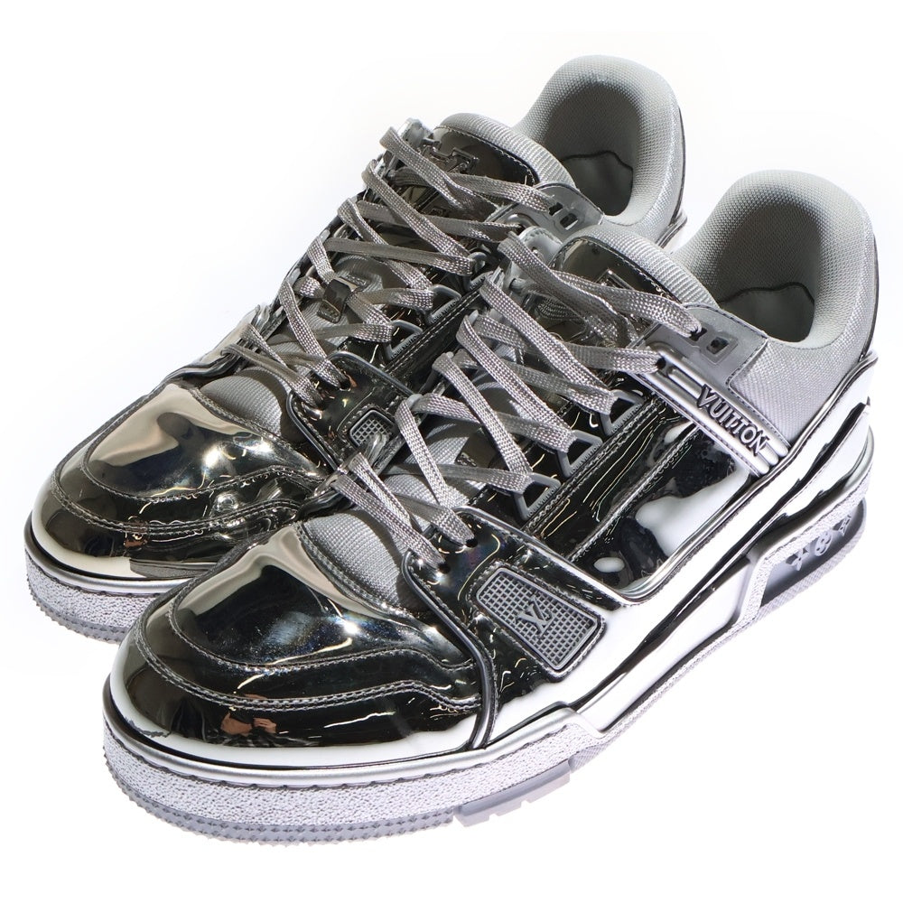 LOUIS VUITTON(ルイヴィトン) 22SS LVトレイナー ローカットスニーカー メタリックシルバー BM1211