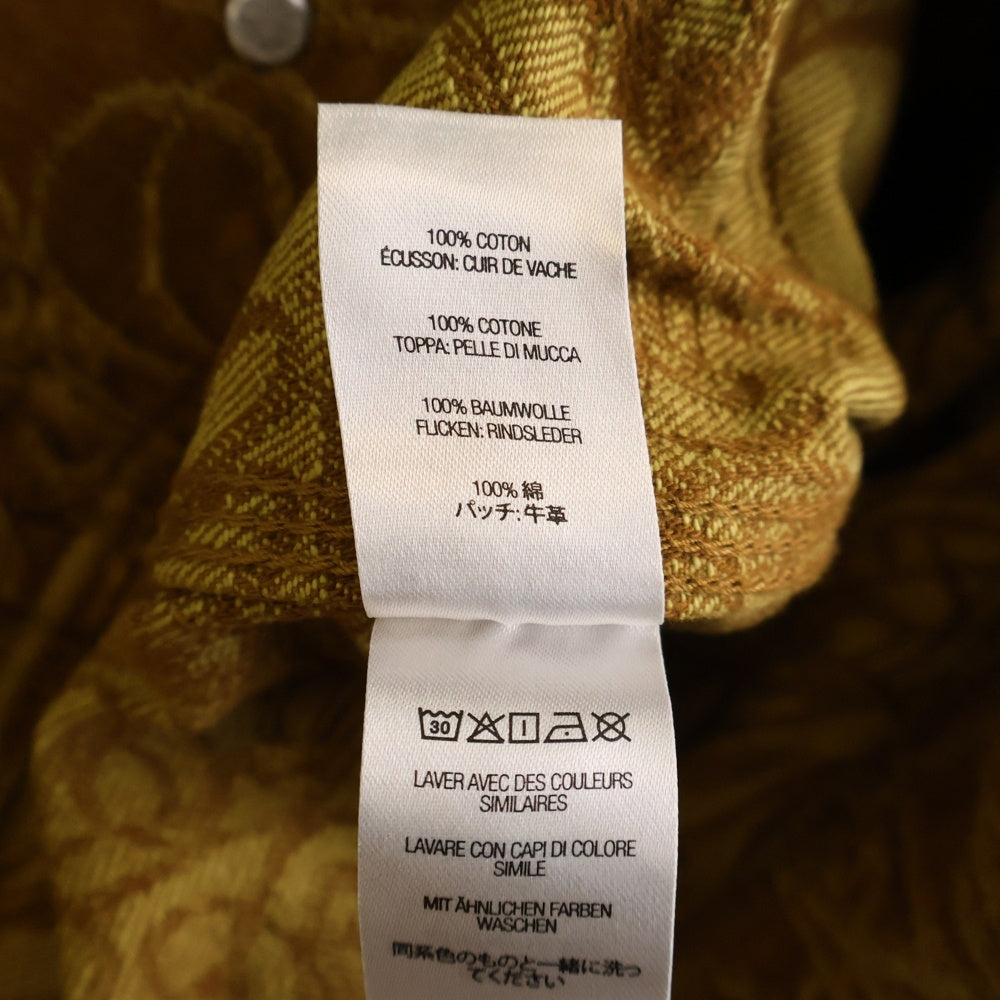 SUPREME(シュプリーム) 22AW Script Jacquard Denim Trucker Jacket スクリプト ジャガード デニムジャケット キャメル