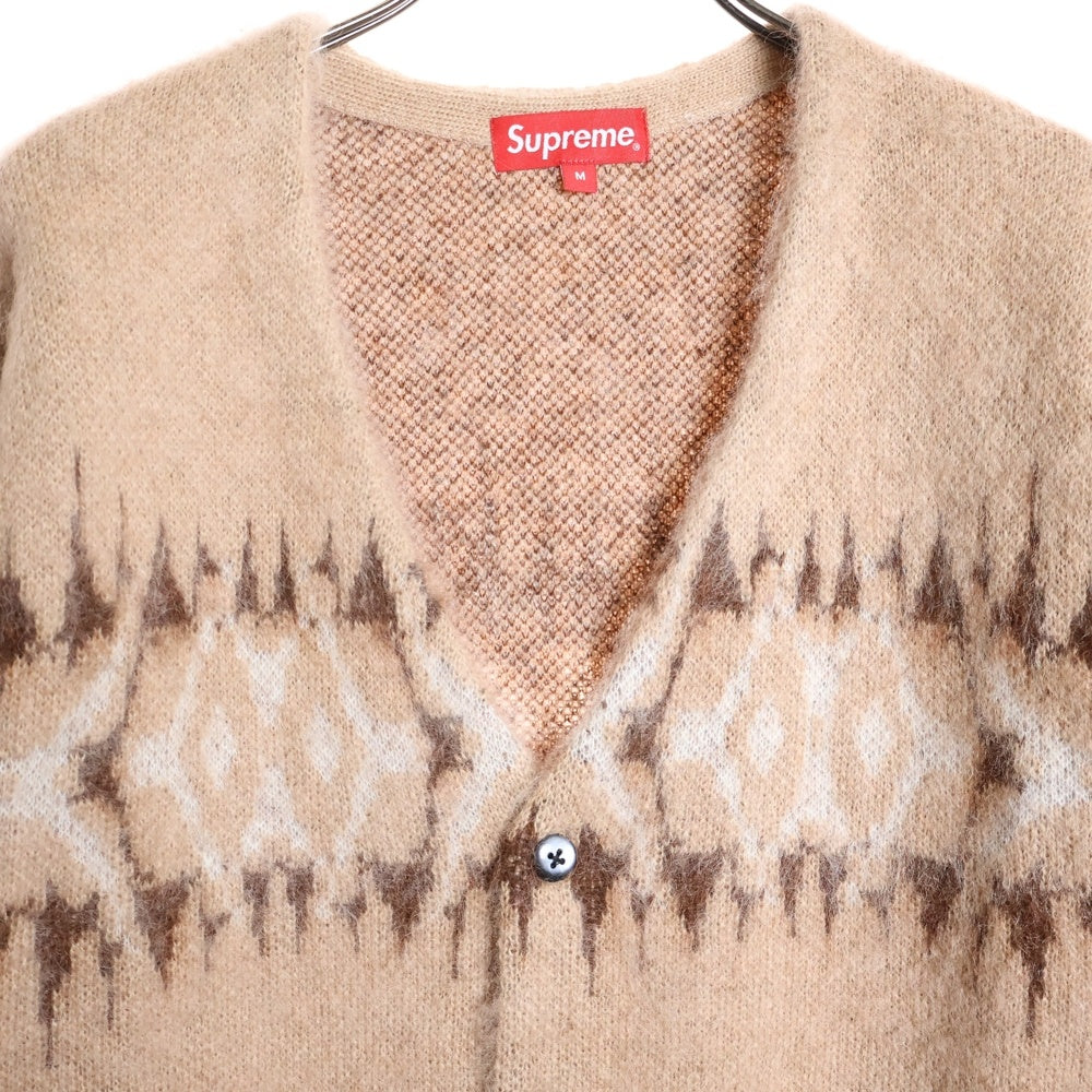 SUPREME(シュプリーム) 22AW Abstract Stripe Cardigan モヘア