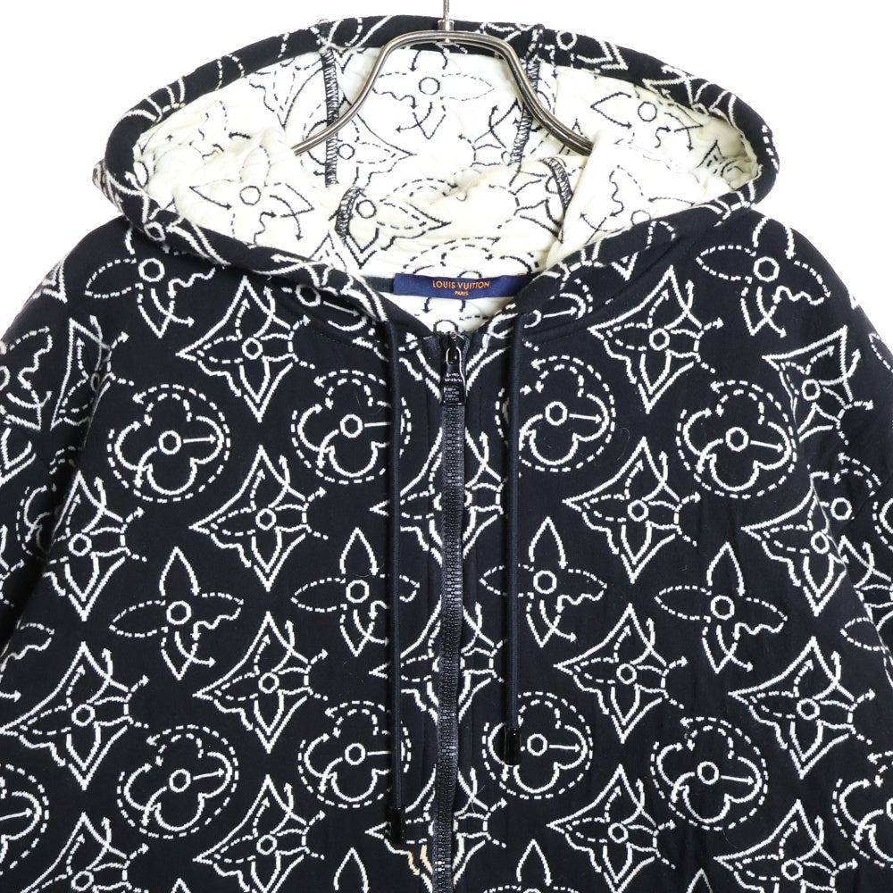 2日限定値下げルイヴィトン　リバーシブル　グラフィック　モノグラムパーカー LOUIS VUITTON（ルイ・ヴィトン） 【新品】ルイヴィトン ジップ
