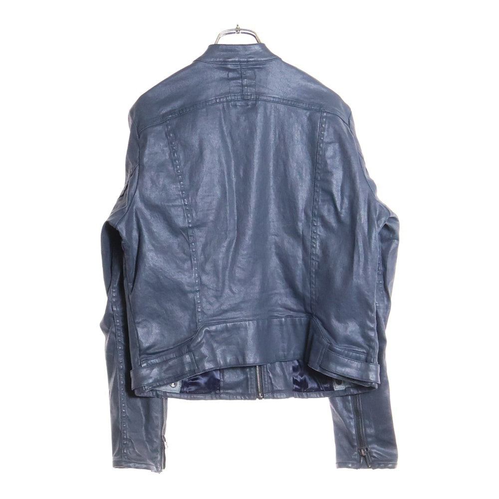 G-STAR RAW(ジースターロウ) 胸ロゴ シングルライダースジャケット