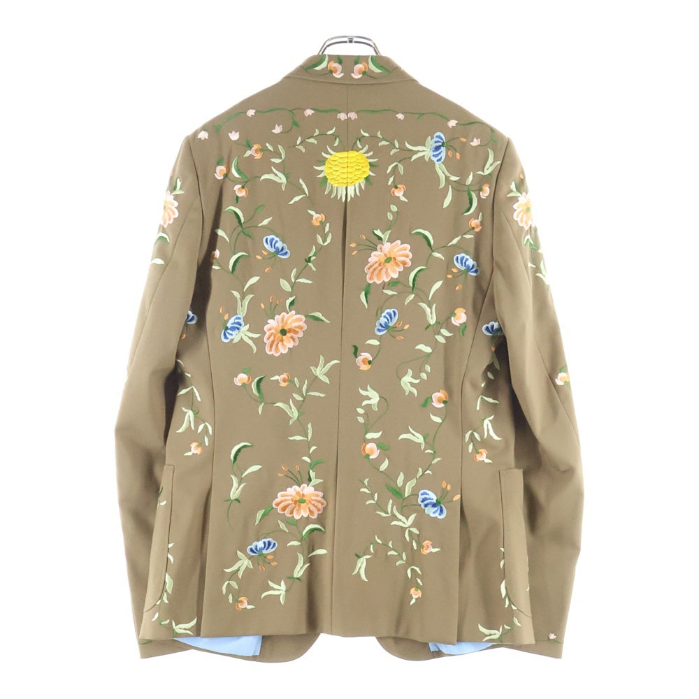 GUCCI(グッチ) 16SS フラワー刺繍デザイン テーラードジャケット