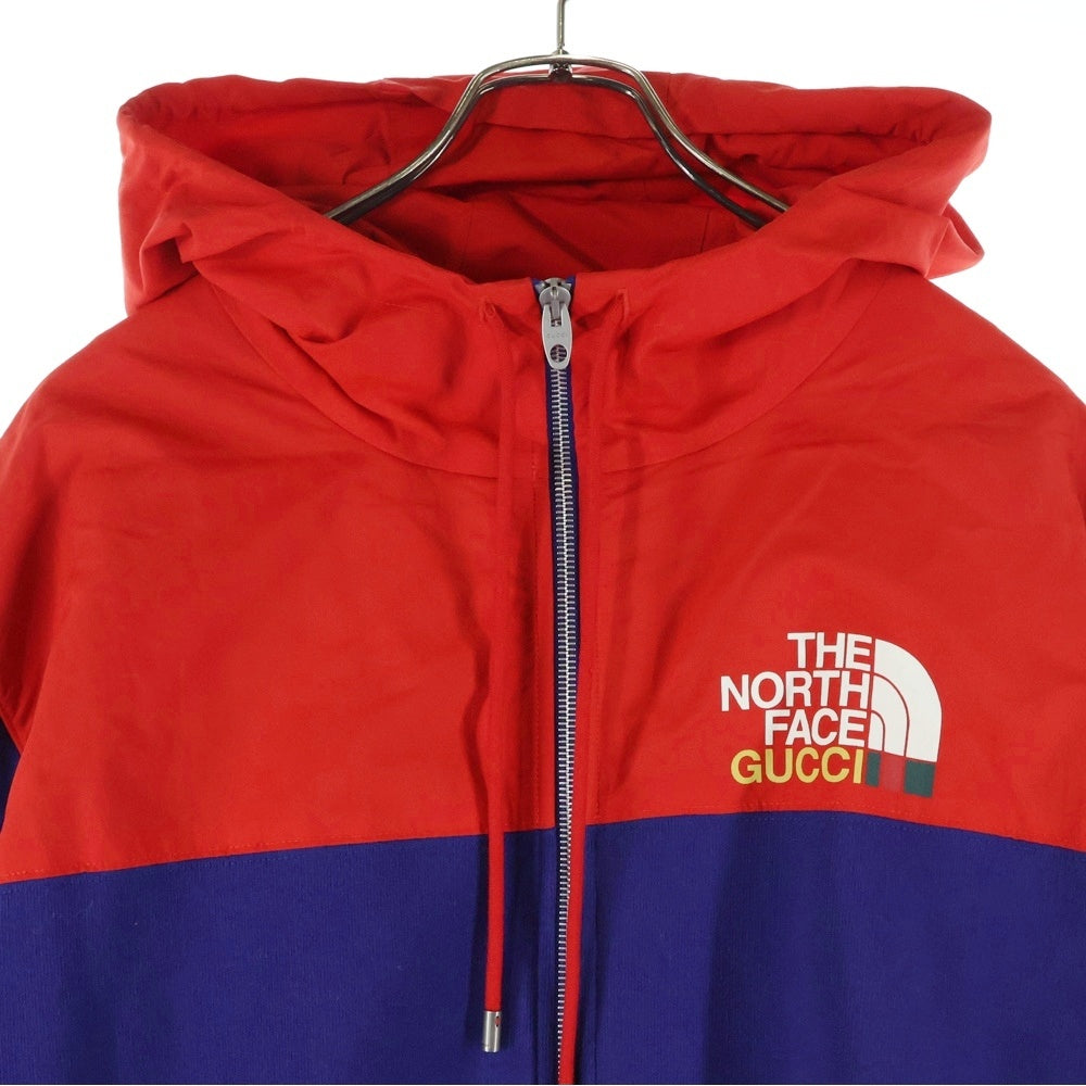 GUCCI ジップアップジャケット 赤/青 GUCCI ジップアップジャケット 赤/青 GUCCI ジップアップジャケット 赤