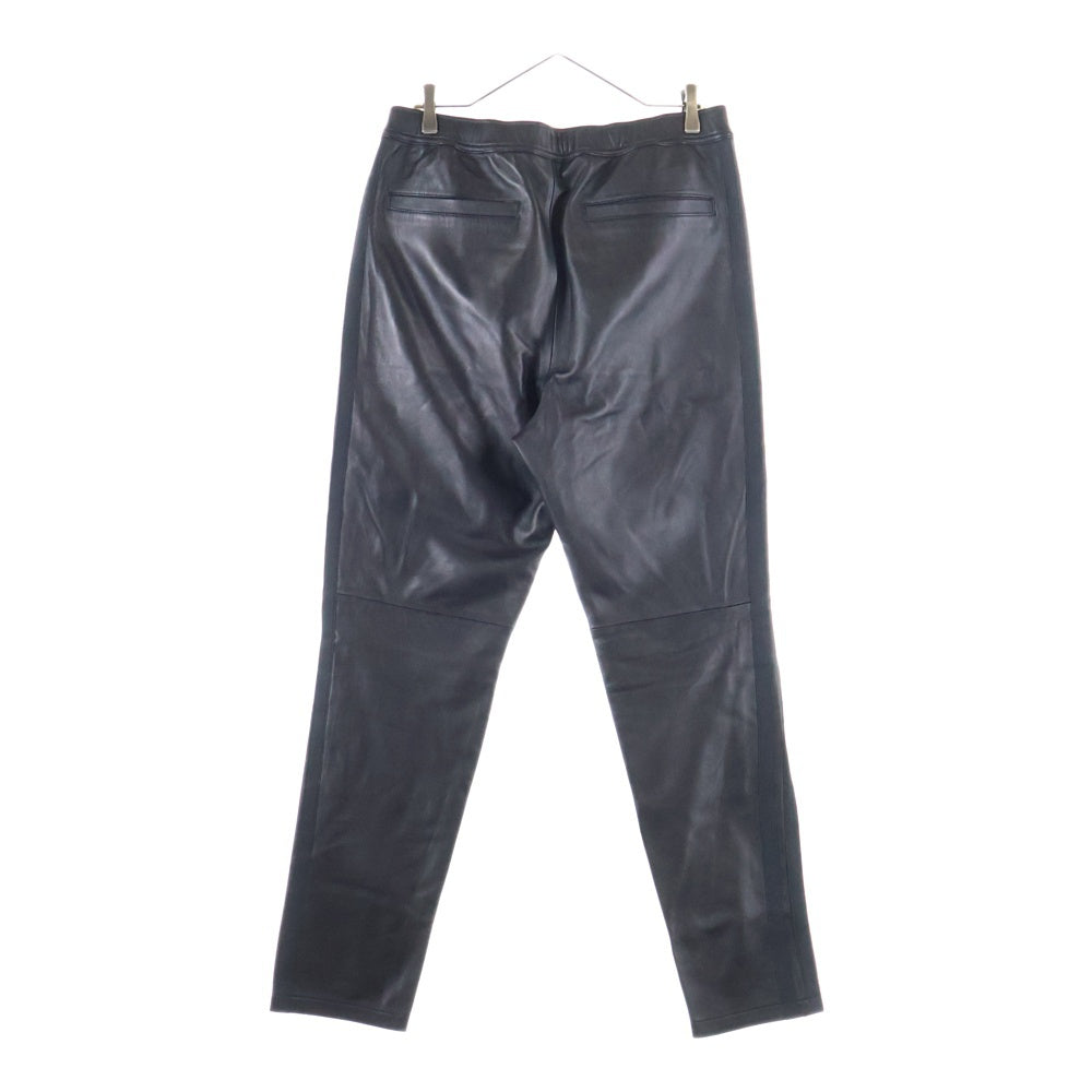F.C.R.B./F.C.Real Bristol/FCRB(エフシーアールビー/エフシーレアルブリストル) 25AW LEATHER TRACK PANTS レザートラックパンツ ジョガーパンツ ブラック FCRB-252080