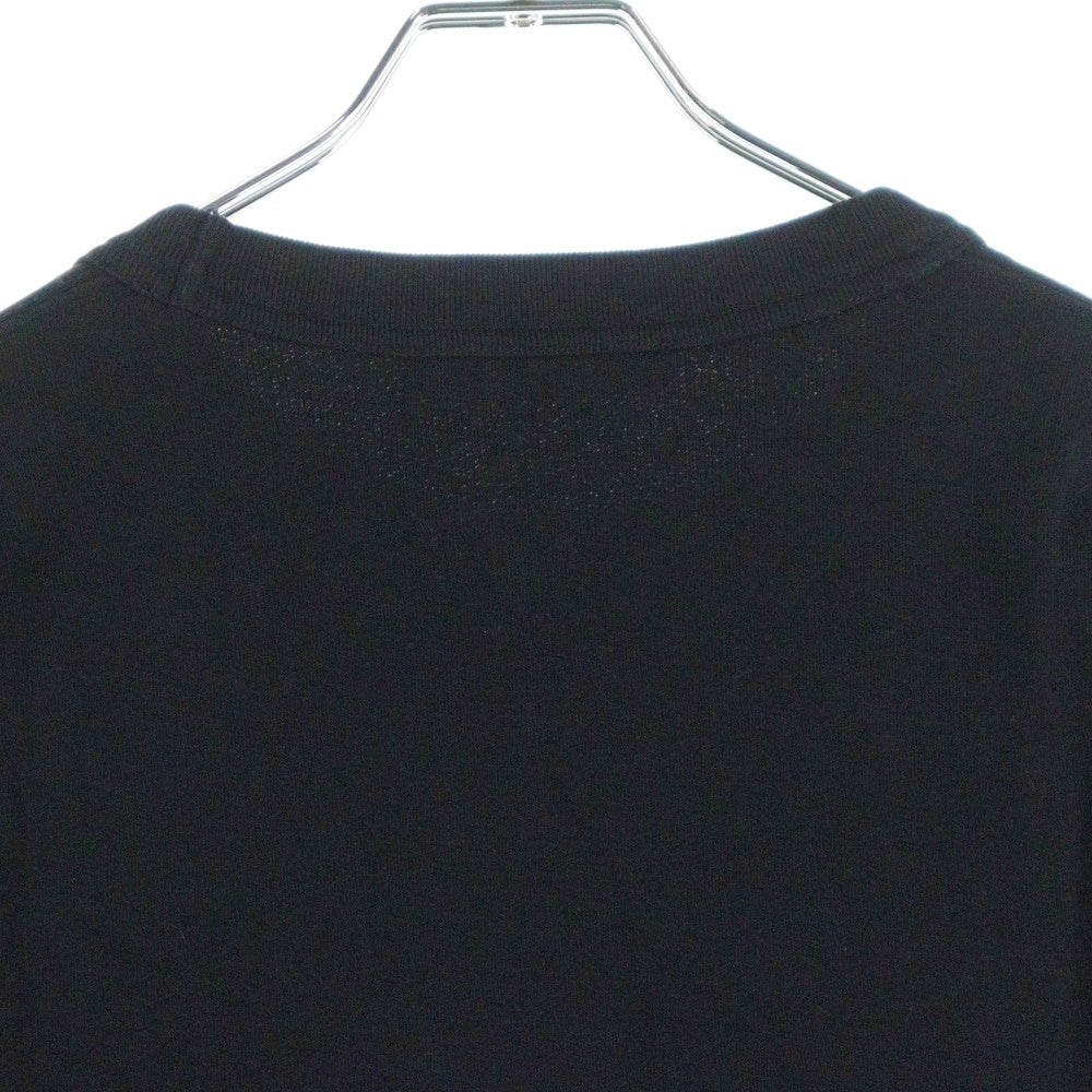 Acne Studios(アクネ ストゥディオズ) 胸ロゴワッペン クルーネックスウェット トレーナー ブラック FA-UX-SWEA000089