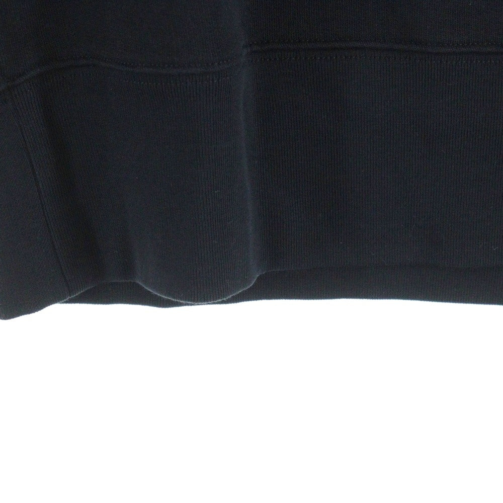 Acne Studios(アクネ ストゥディオズ) 胸ロゴワッペン クルーネックスウェット トレーナー ブラック FA-UX-SWEA000089