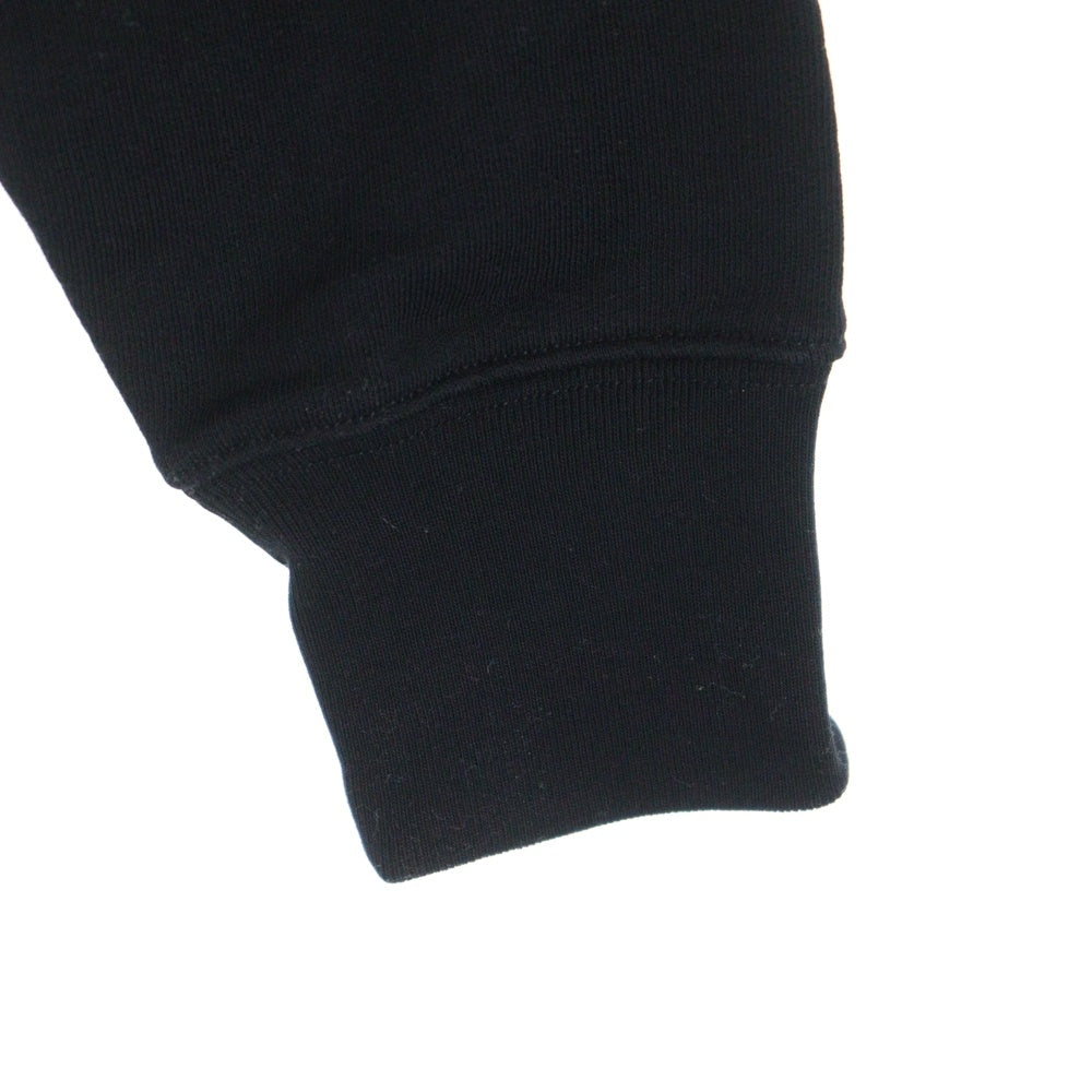 Acne Studios(アクネ ストゥディオズ) 胸ロゴワッペン クルーネックスウェット トレーナー ブラック FA-UX-SWEA000089