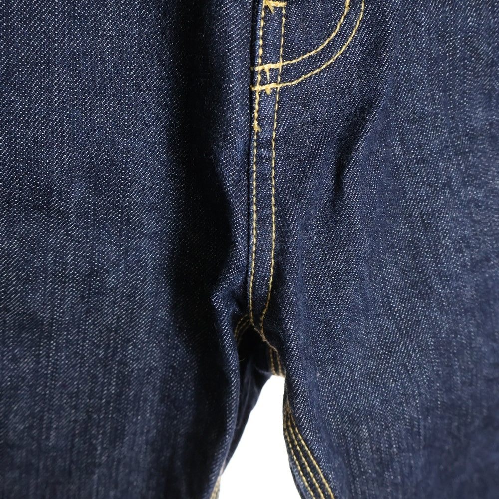 X-LARGE(エクストララージ) バックポケットロゴ刺繍 ペインターハーフパンツ デニムショーツ インディゴ 0141706