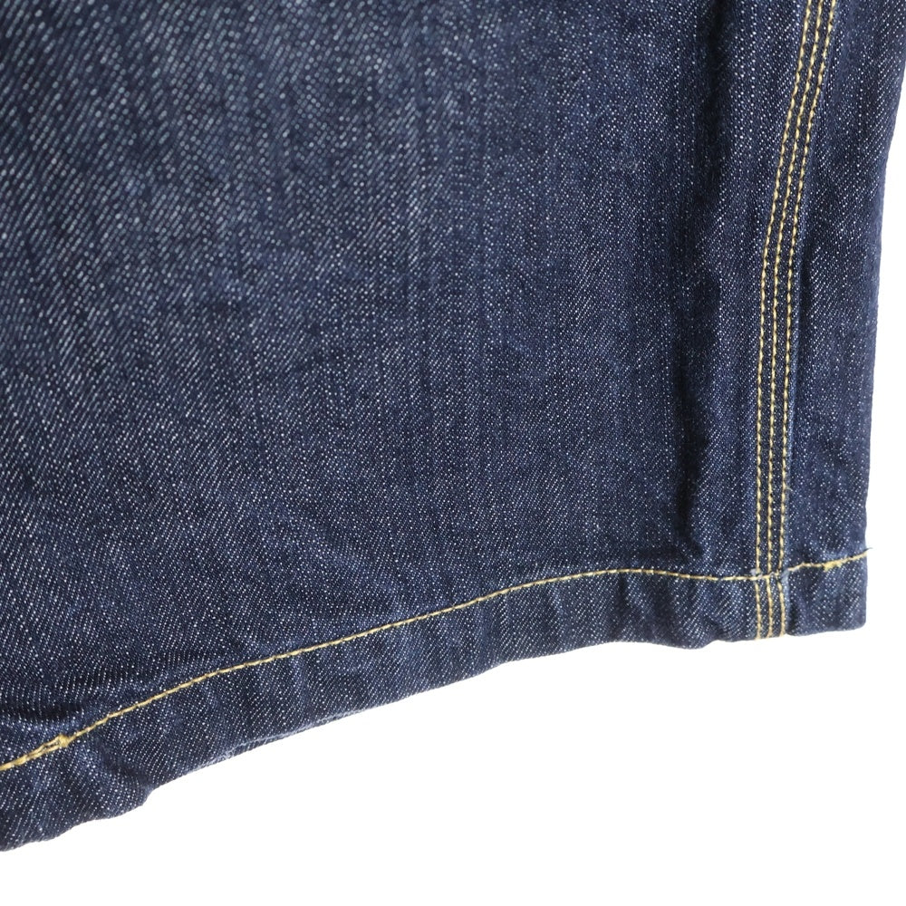 X-LARGE(エクストララージ) バックポケットロゴ刺繍 ペインターハーフパンツ デニムショーツ インディゴ 0141706