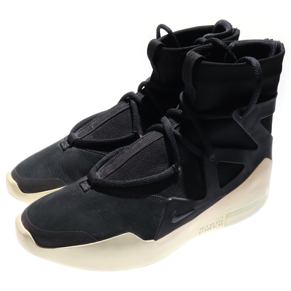 NIKE(ナイキ) AIR FEAR OF GOD 1 AR4237-001 エアフィアオブゴッド1 ハイカットスニーカー ブラック/ホワイト US8.5/26.5cm