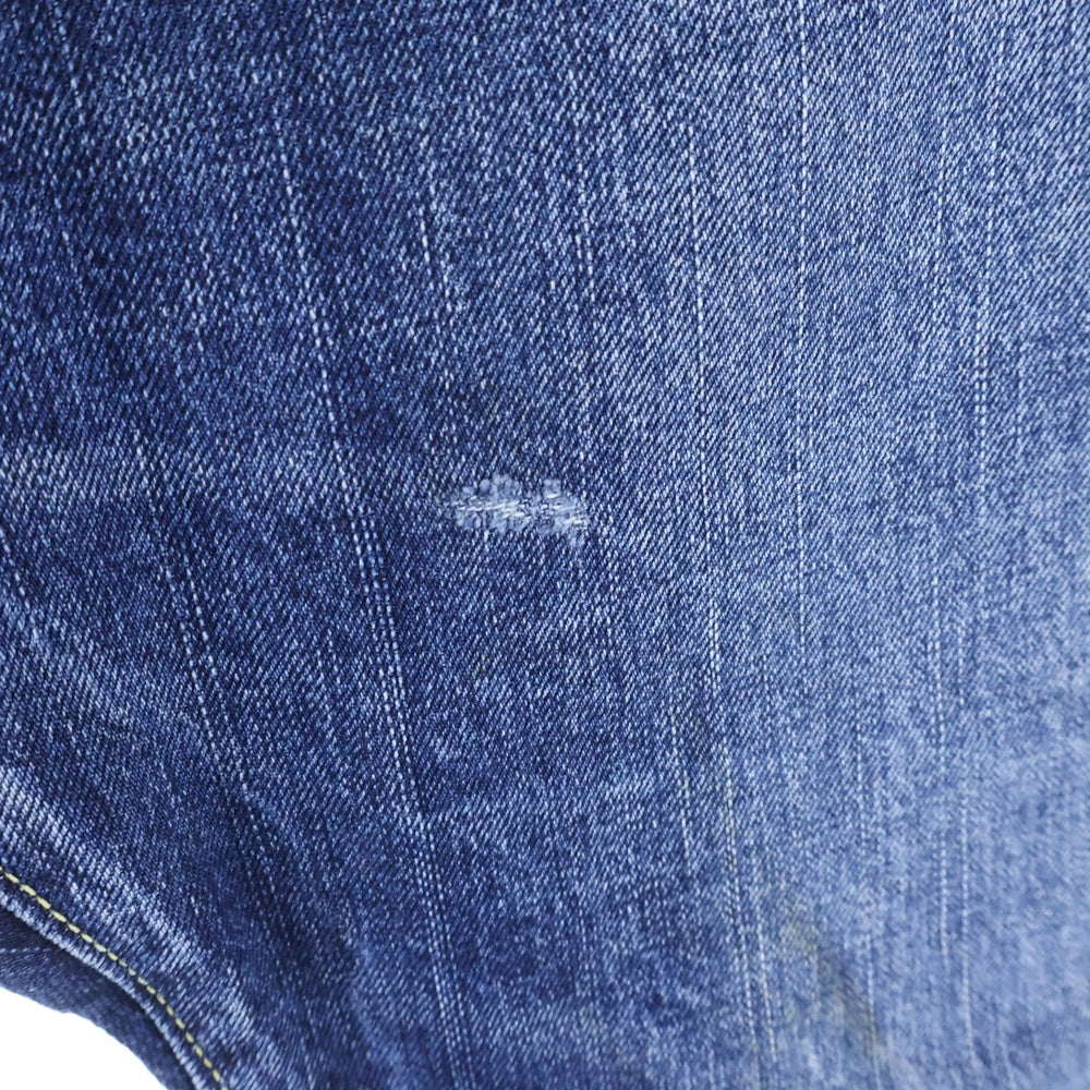 VISVIM(ヴィスヴィム) SOCIAL SCULPTURE DENIM DRY3 ダメージ加工 ストレートデニムパンツ ジーンズ インディゴ 0119205005031