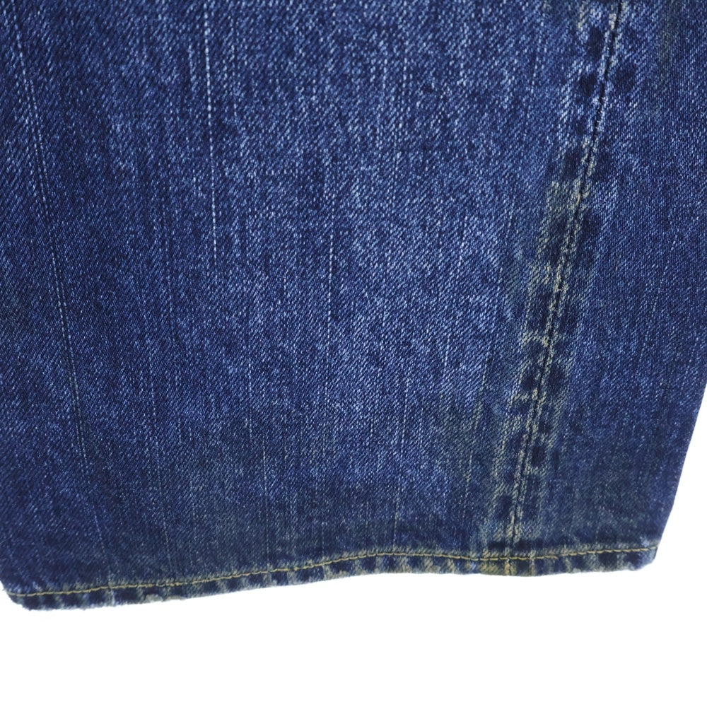 VISVIM(ヴィスヴィム) SOCIAL SCULPTURE DENIM DRY3 ダメージ加工 ストレートデニムパンツ ジーンズ インディゴ 0119205005031