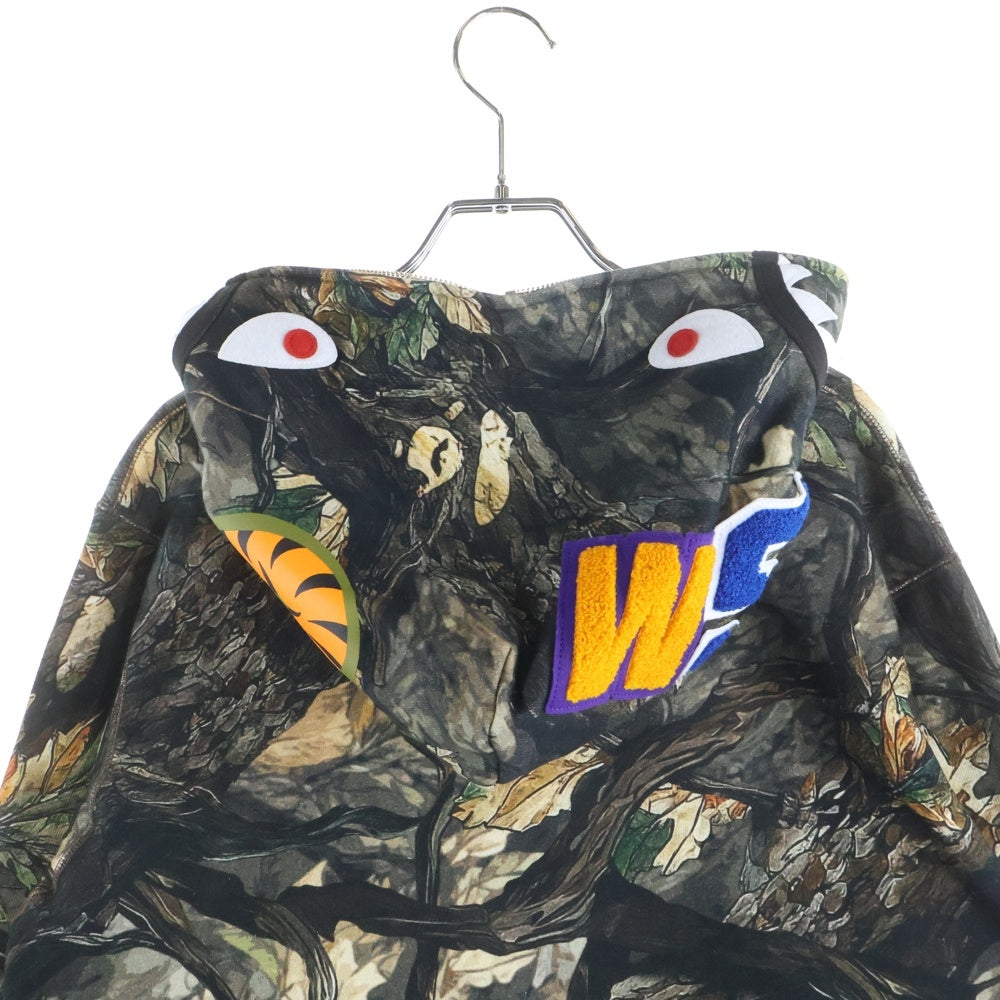 美品]初期マルチカモフルジップパーカーMサイズA BATHING APE アベイシングエイプ A BATHING APE 1st Camo Multi Shark Full Zip