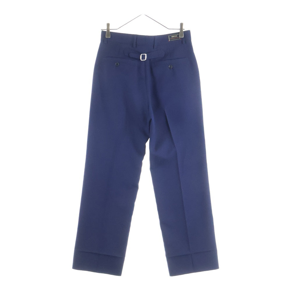 GUCCI ネイビーストライプスラックス GUCCI ネイビーストライプスラックス ローストライプスラックス