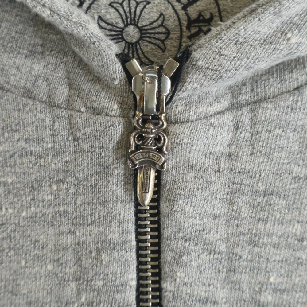 CHROME HEARTS(クロムハーツ) OLD ダガーハーフジップ 袖クロスパッチ
