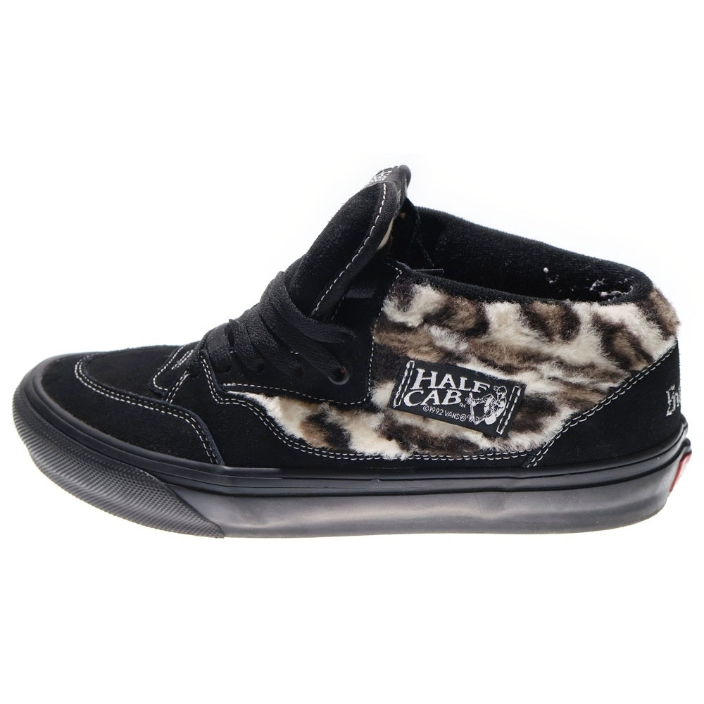 SUPREME(シュプリーム) 23AW Leopard Half Cab バンズ レオパードハーフキャブ ミッドカットスニーカー ブラック/ベージュ US9/27cm 508357
