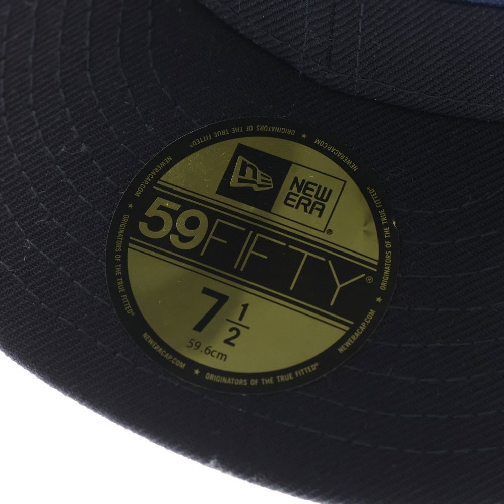 SUPREME(シュプリーム) 20AW ×New Era World Famous Box Logo ボックスロゴ刺繍 キャップ ネイビー