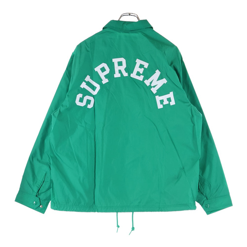 SUPREME(シュプリーム) 24SS ×Champion Coaches Jacket チャンピオン バックロゴ ナイロン コーチジャケット グリーン