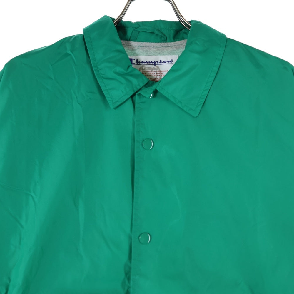 SUPREME(シュプリーム) 24SS ×Champion Coaches Jacket チャンピオン バックロゴ ナイロン コーチジャケット グリーン
