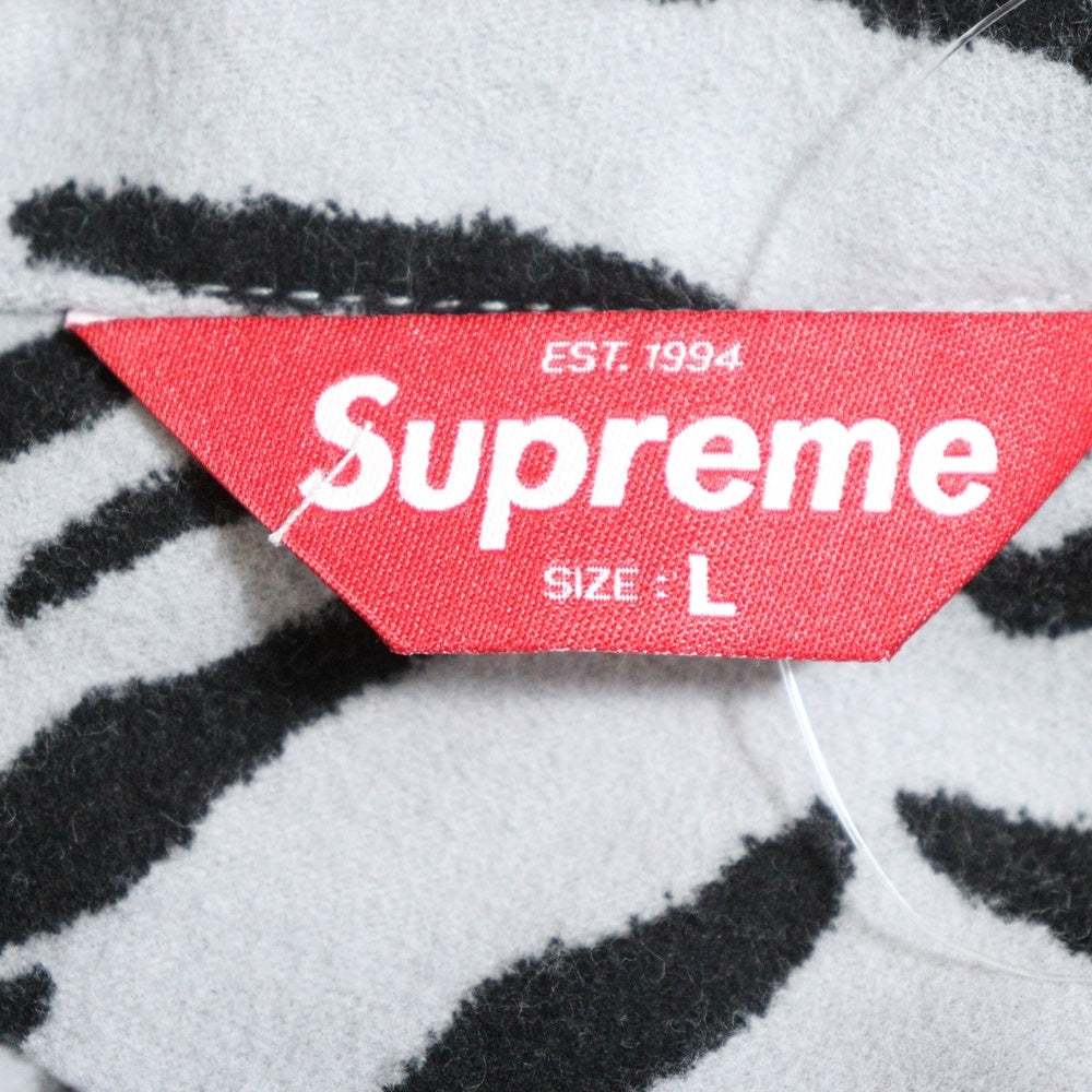 SUPREME(シュプリーム) 25SS Moleskin Work Jacket ゼブラ柄 コーチジャケット グレー