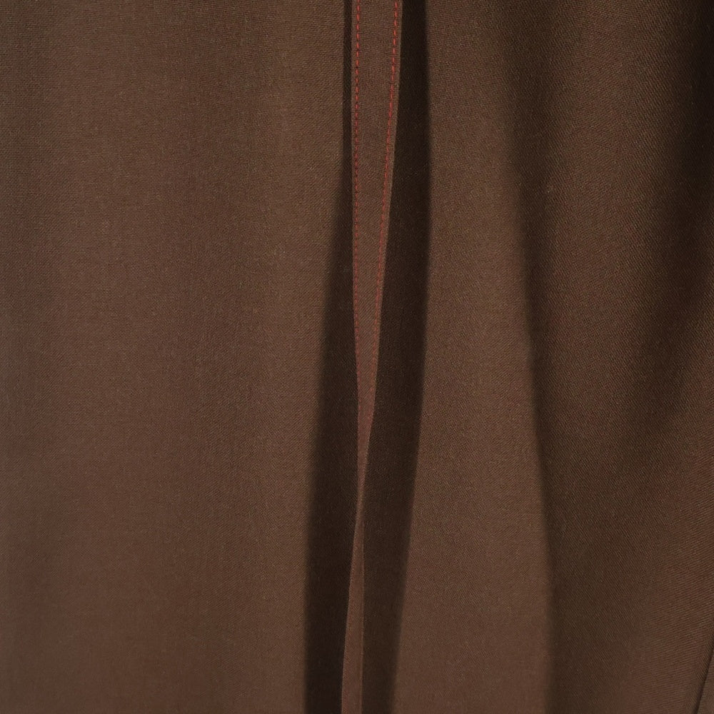 MARNI(マルニ) ステッチ ベルテッド ワイドパンツ ブラウン レディース PAMA0097CU