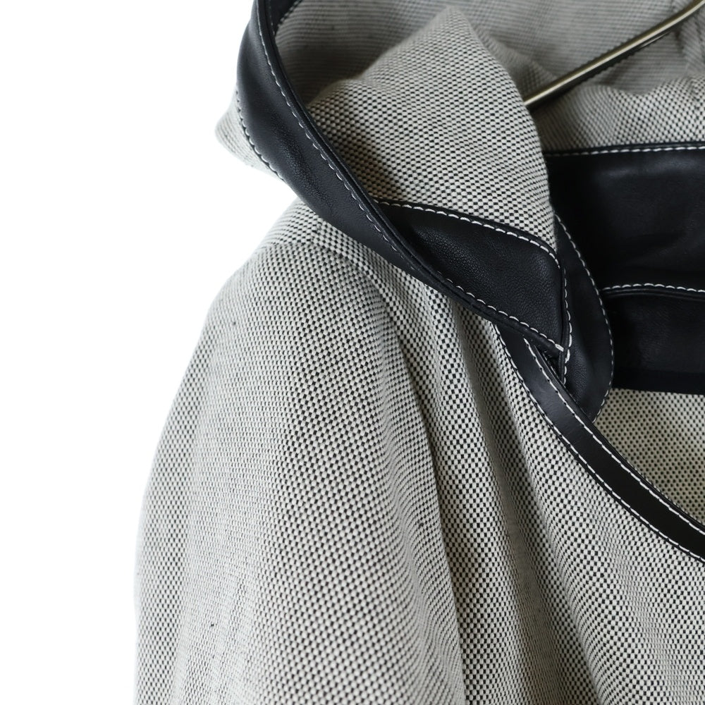 BURBERRY(バーバリー) クロップド丈 フード付き コットン ジップアップ  