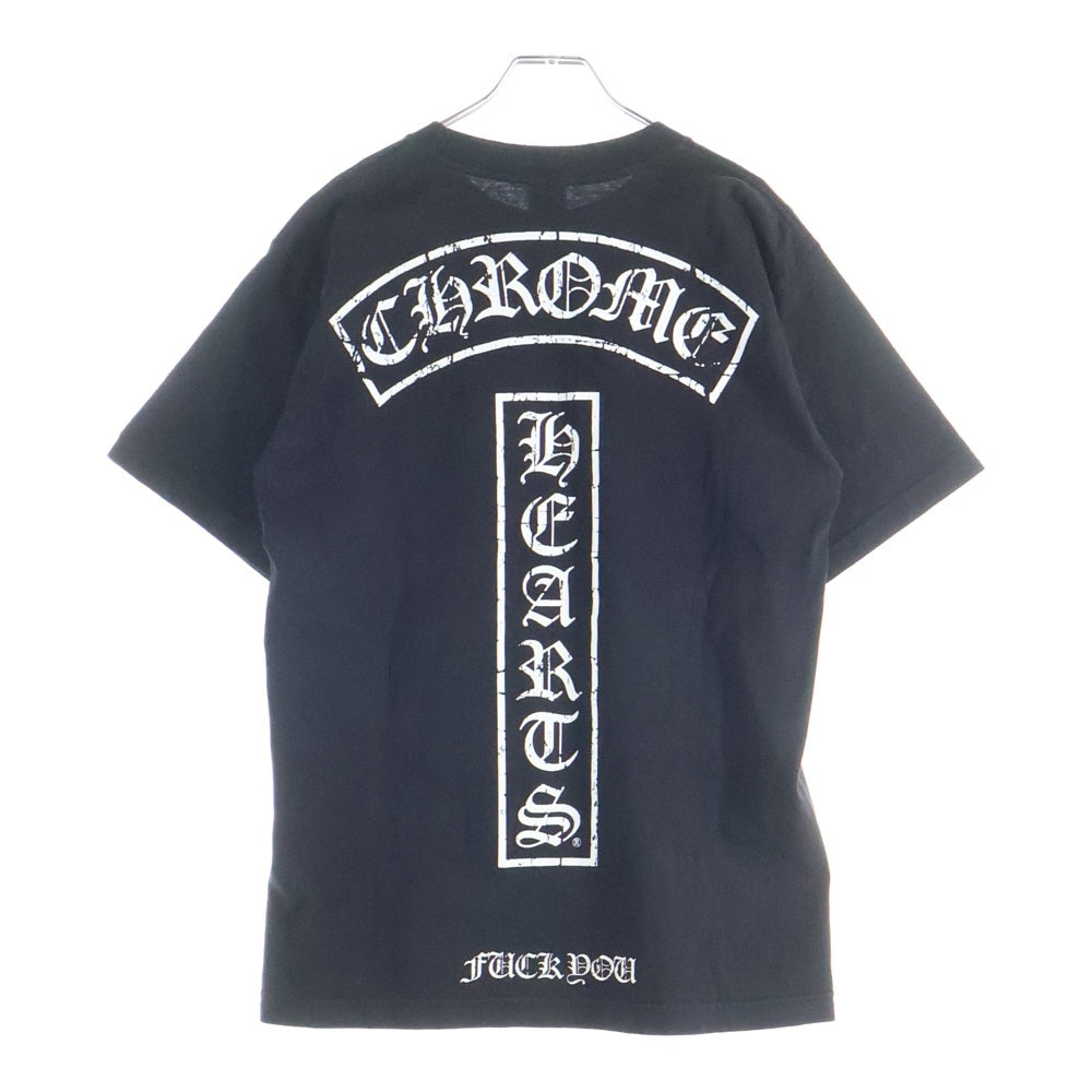 CHROME HEARTS(クロムハーツ) OLD T BAR オールド Tバープリント スター 半袖Tシャツ カットソー ブラック