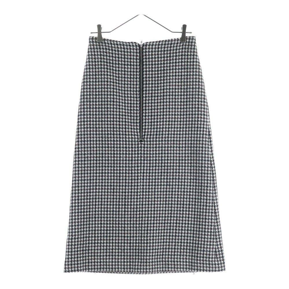 SPICK AND SPAN(スピックアンドスパン) 千鳥格子 総柄 ウールロングスカート レディース マルチカラー