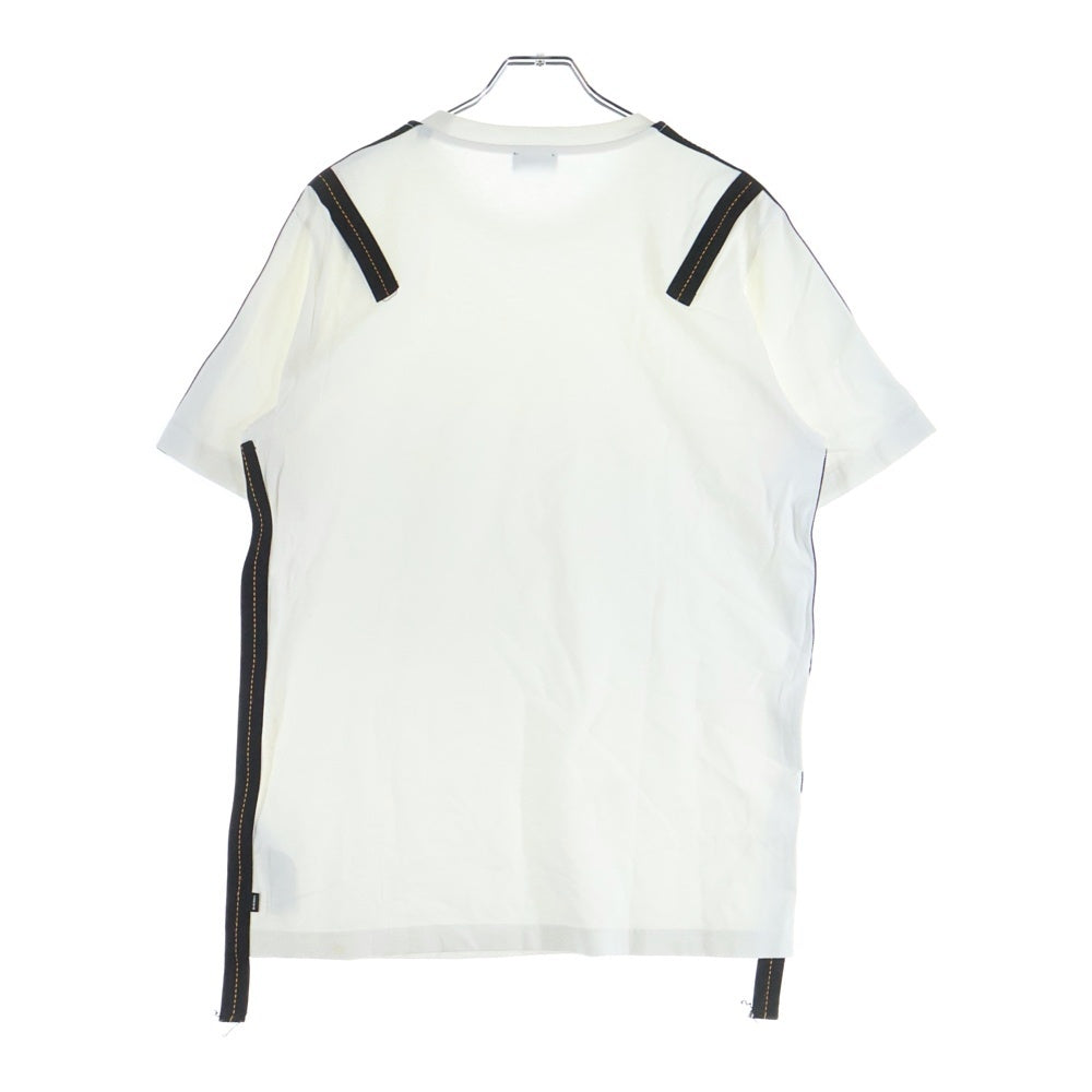 DIESEL(ディーゼル) ショルダーライン クルーネック 半袖Tシャツ ホワイト HK000003