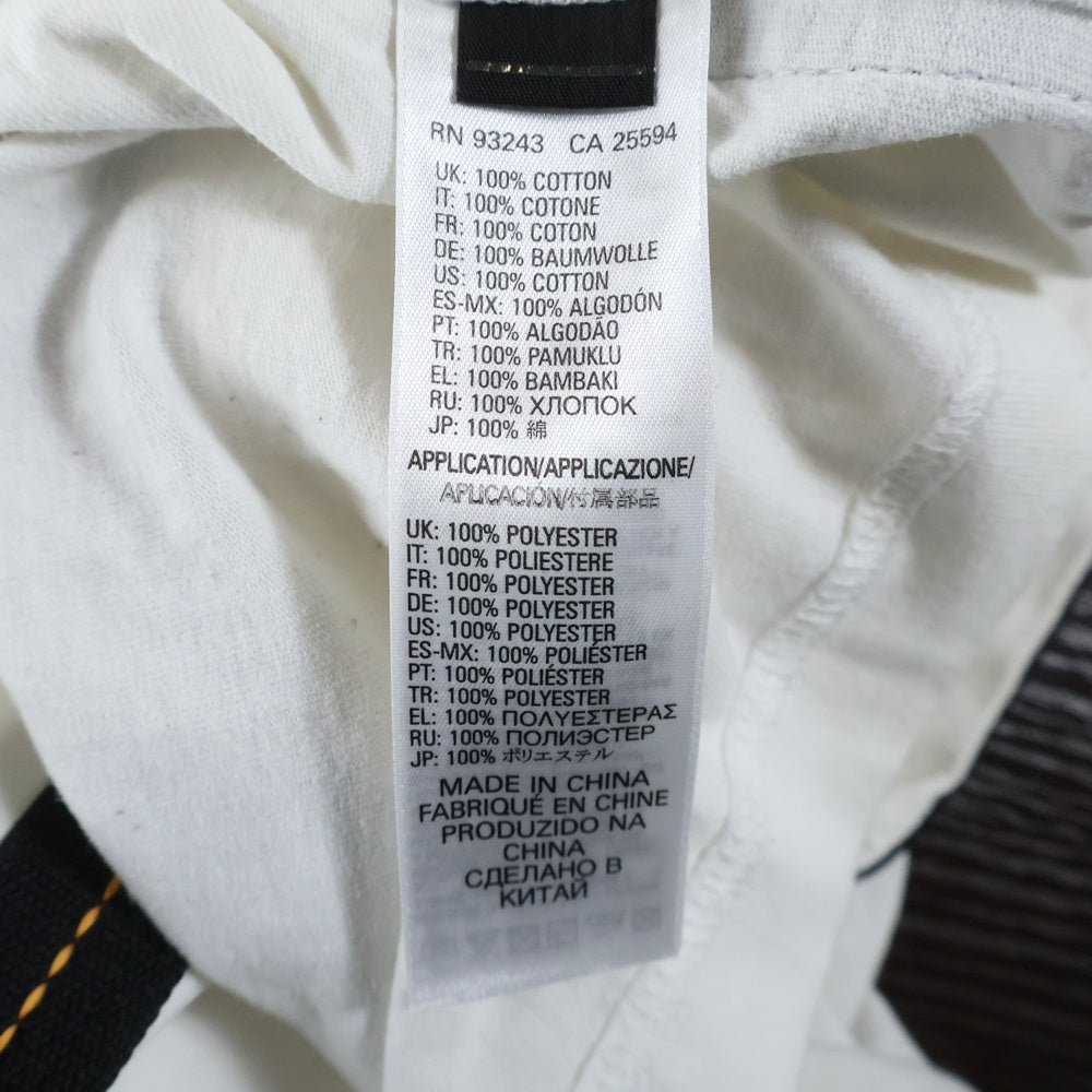 DIESEL(ディーゼル) ショルダーライン クルーネック 半袖Tシャツ ホワイト HK000003