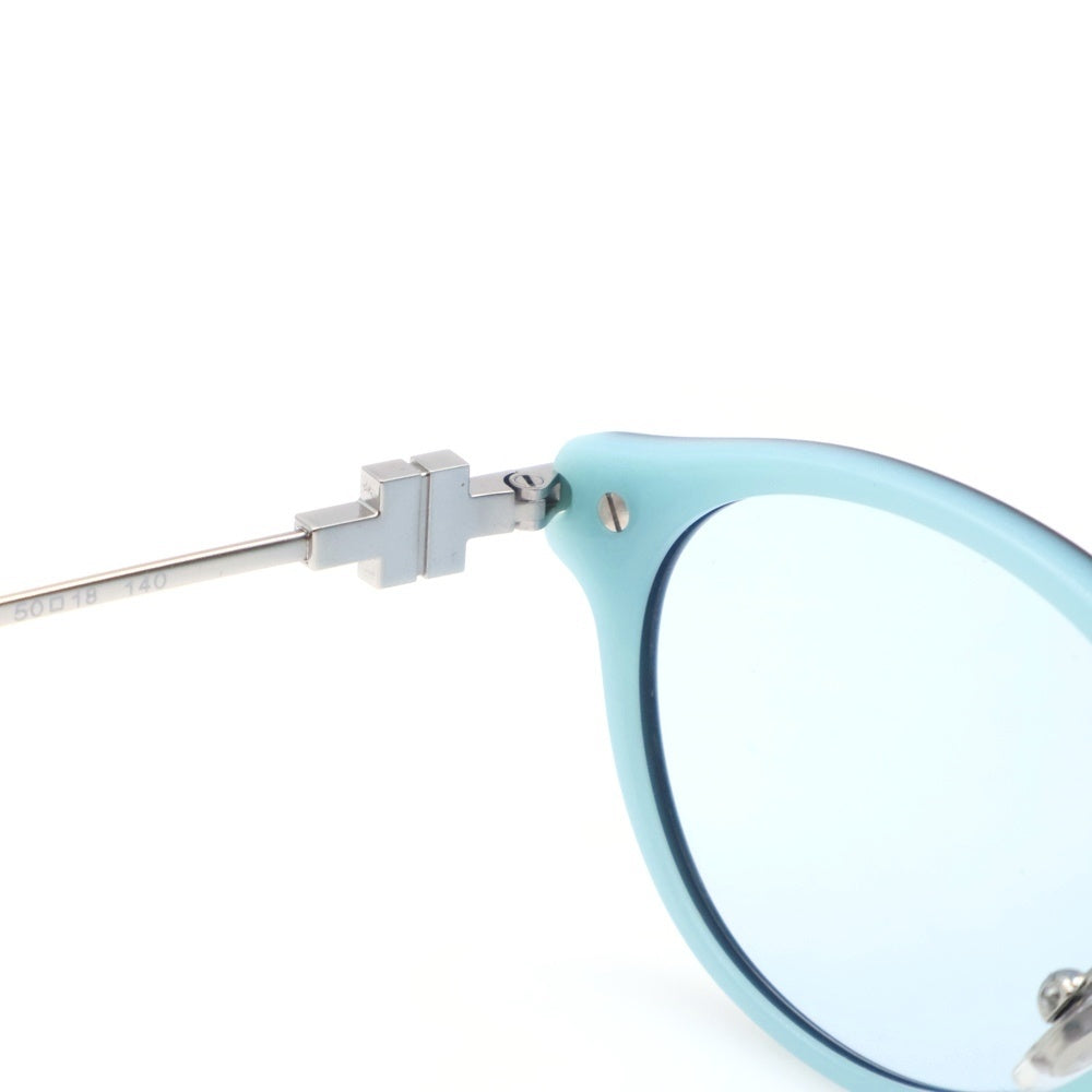 TIFFANY & Co.(ティファニー) コンビフレーム フルリム ボストン メタルフレーム サングラス ブラック/ブルー TF 2218-D レディース