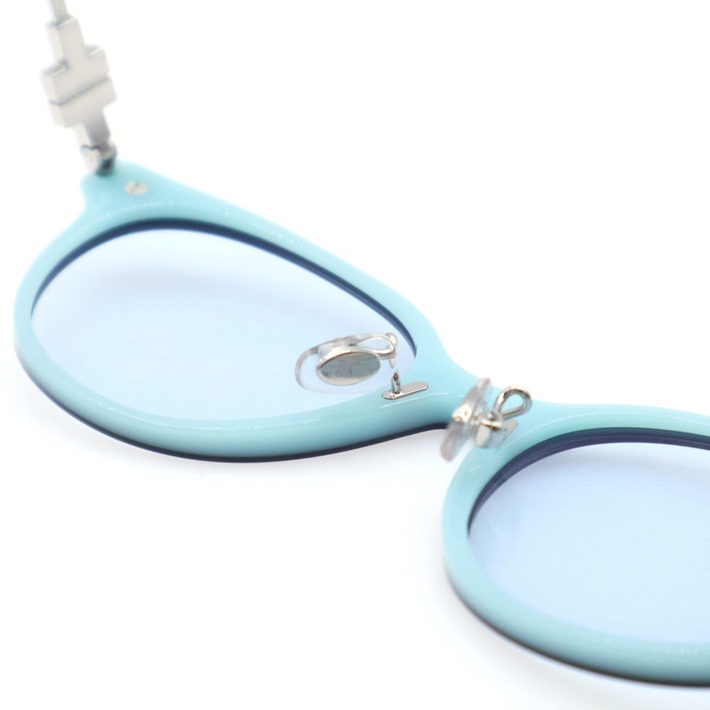 TIFFANY & Co.(ティファニー) コンビフレーム フルリム ボストン メタルフレーム サングラス ブラック/ブルー TF 2218-D レディース