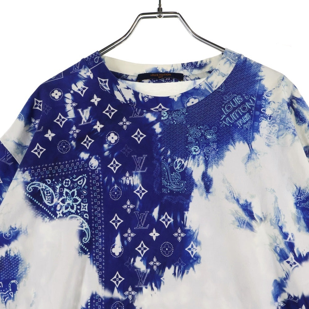 LOUIS VUITTON(ルイヴィトン) 22AW モノグラム総柄 クルーネック 半袖T