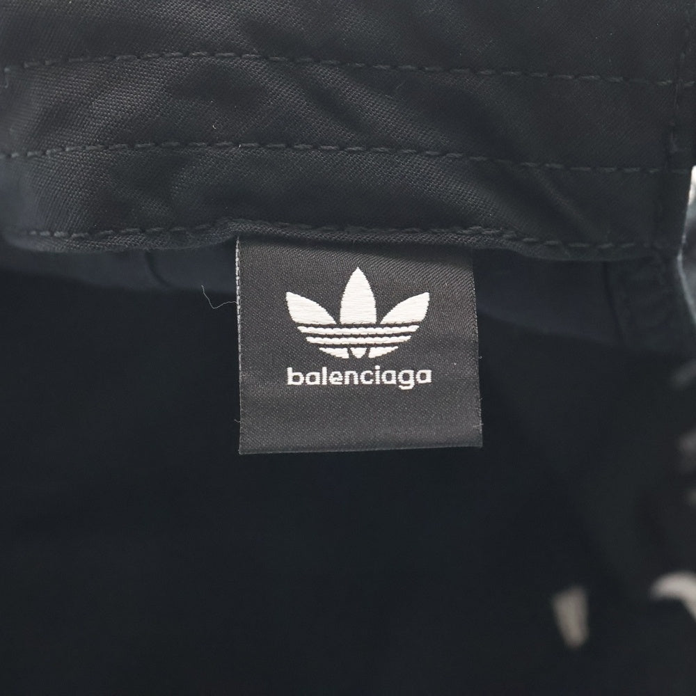 balenciaga ブラック ベースボールキャップ　adidas L size Balenciaga x Adidas コラボキャップ ブラック