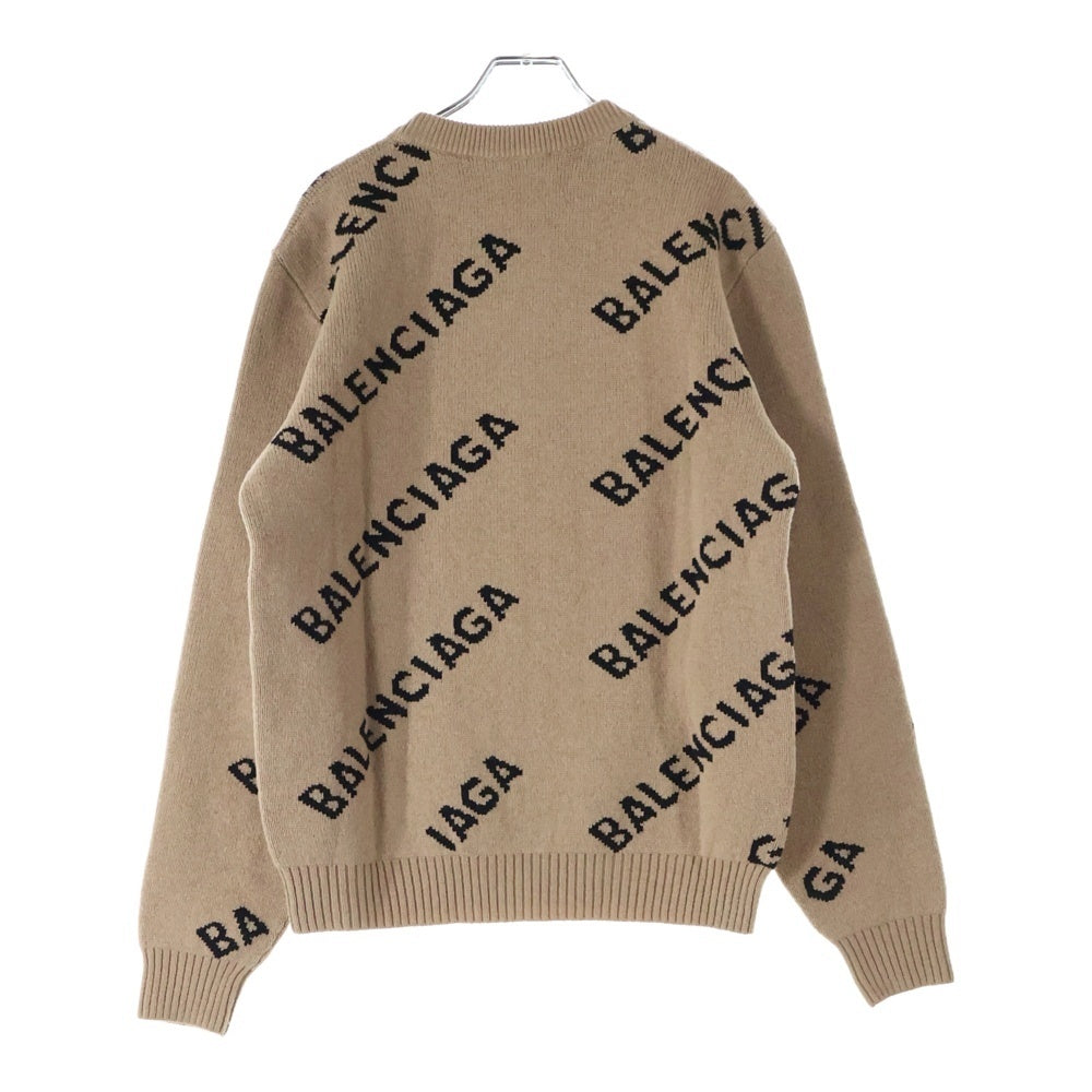 BALENCIAGA(バレンシアガ) 20AW オールオーバーロゴジャガード クルー