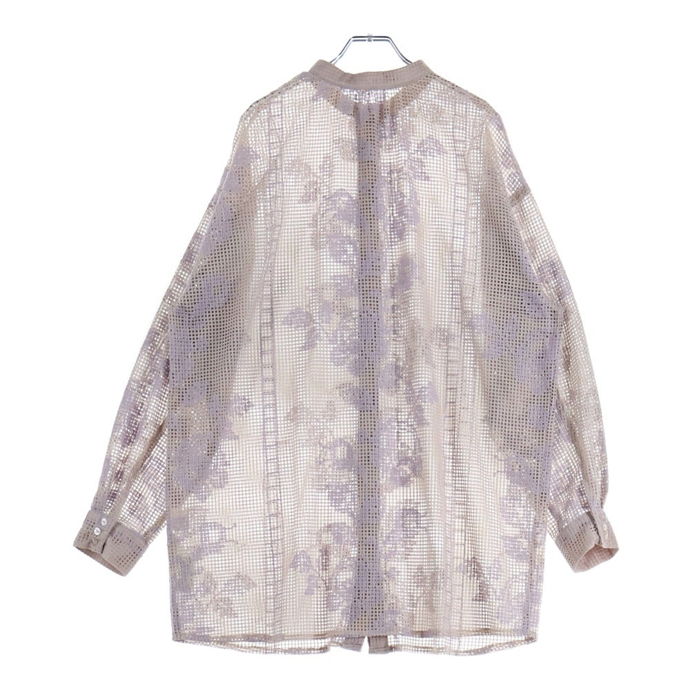 AMERI(アメリ) MEDI CROSS SHIRT メディクロス 長袖シャツ パープル レディース 02210430310