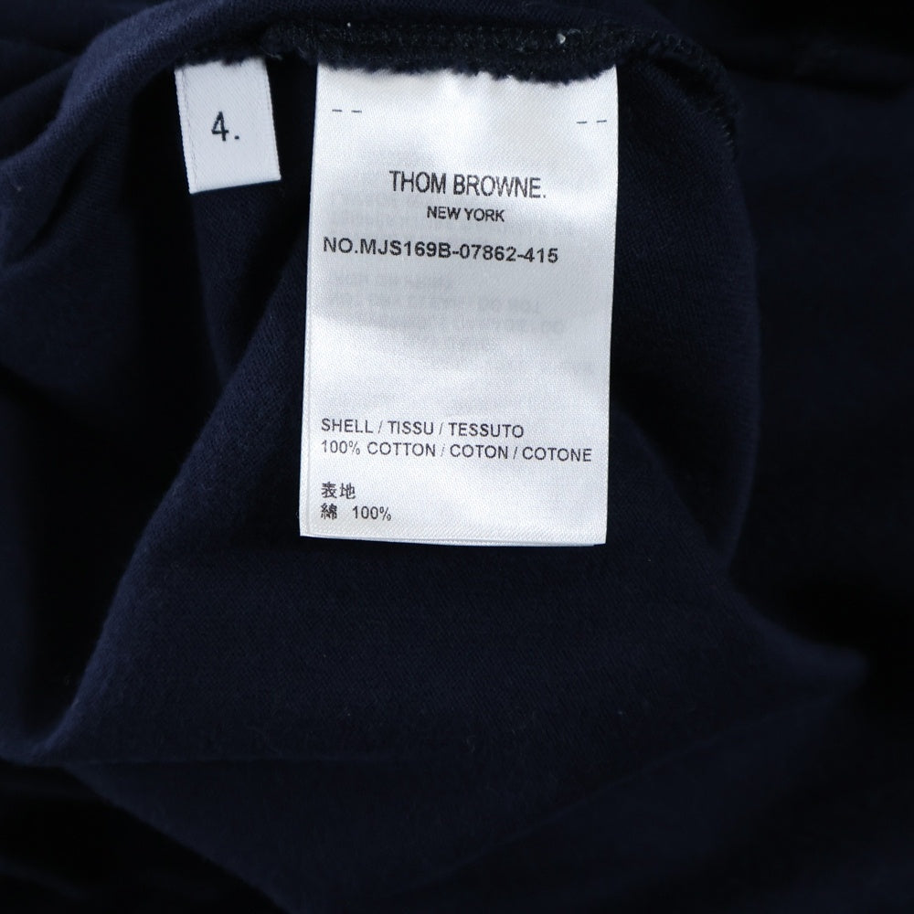 THOM BROWNE(トムブラウン) 2003年 バックプリント長袖Tシャツ ロングスリーブカットソー ネイビー MJS169B-07862-415