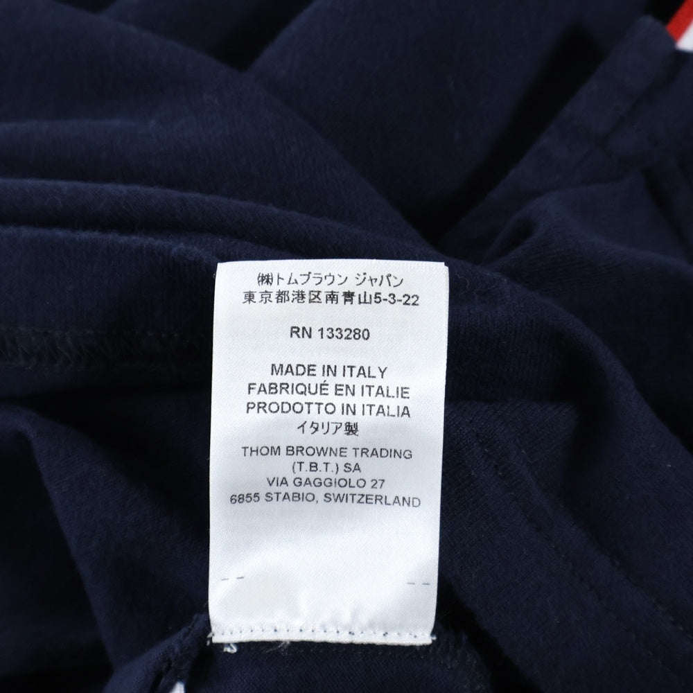 THOM BROWNE(トムブラウン) 2003年 バックプリント長袖Tシャツ ロングスリーブカットソー ネイビー MJS169B-07862-415