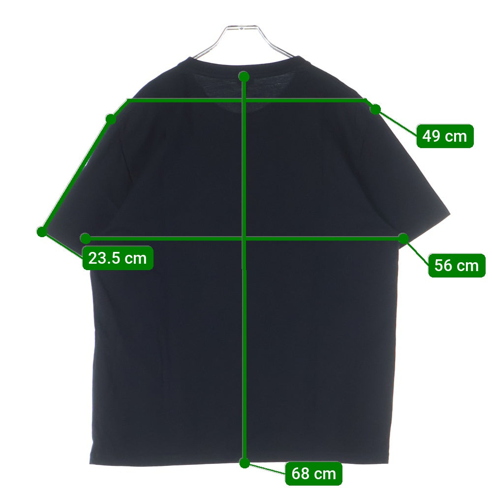 LOEWE ロゴ刺繍　半袖Tシャツ LOEWE (ロエベ) 胸ロゴ 刺繍 クルーネック 半袖 Tシャツ LEH526Y22X75