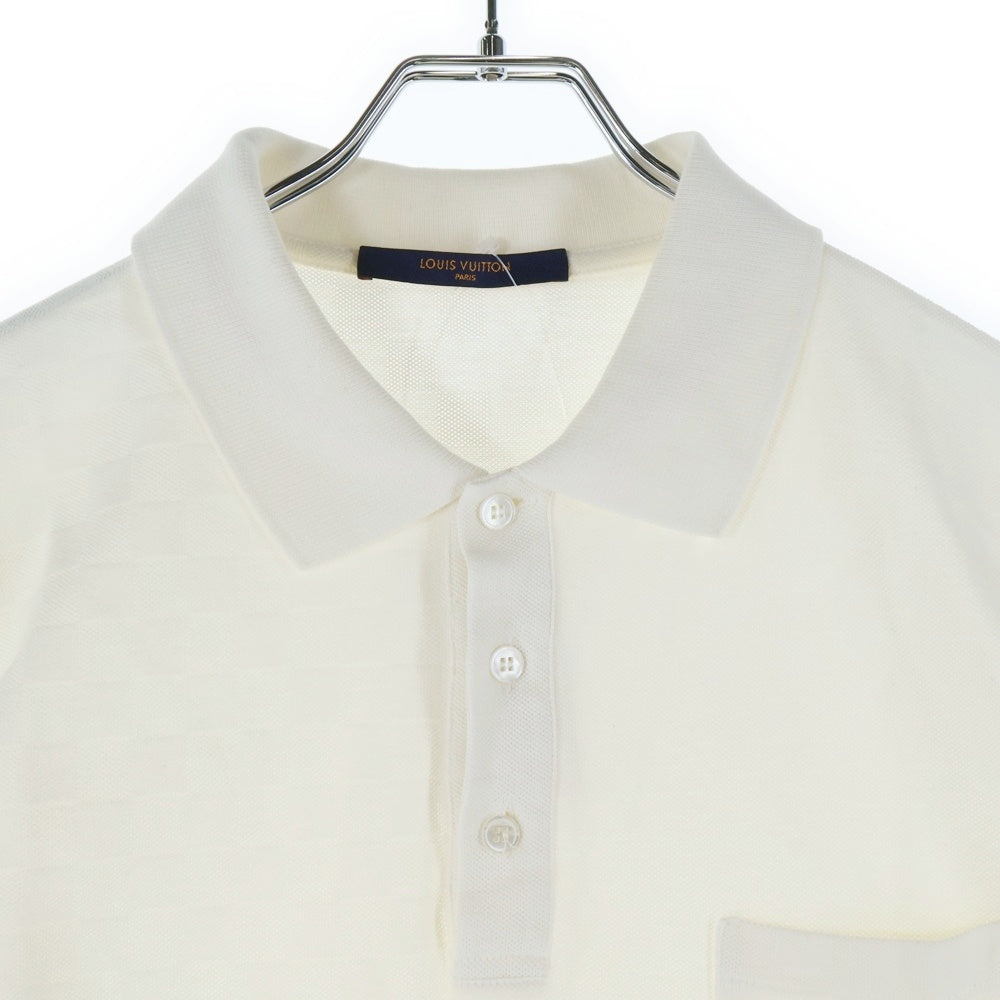 LOUIS VUITTON(ルイヴィトン) 20AW ダミエ 半袖ポロシャツ ホワイト