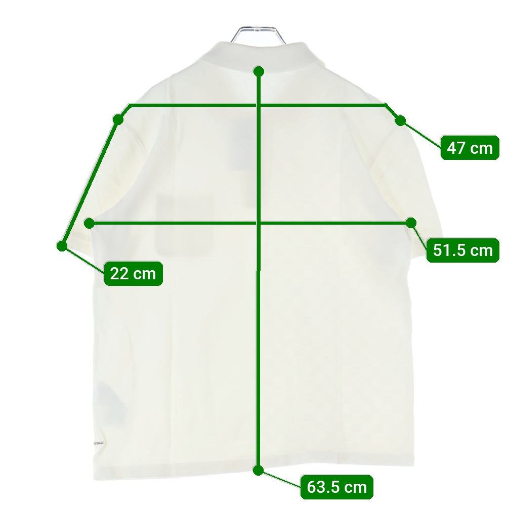 LOUIS VUITTON(ルイヴィトン) 20AW ダミエ 半袖ポロシャツ ホワイト