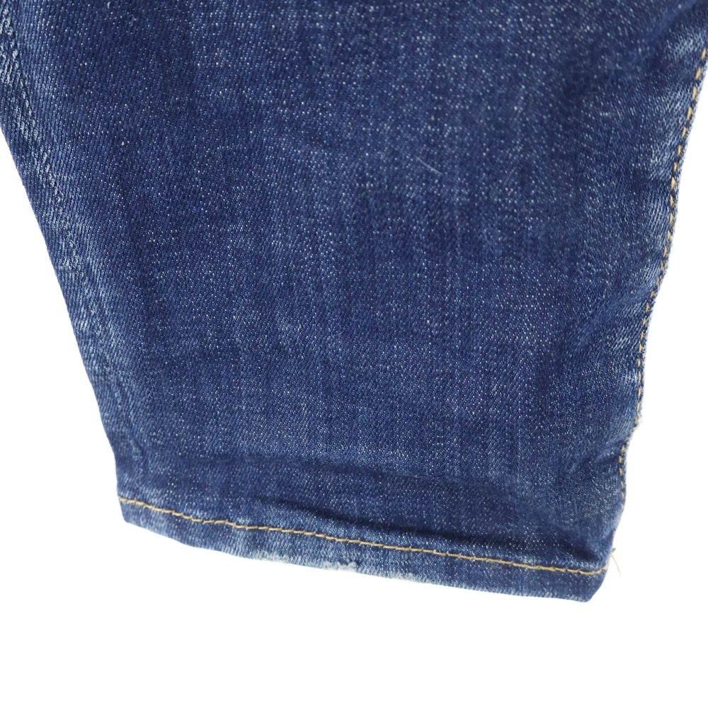 DSQUARED2(ディースクエアード) SKATER JEAN ボタンフライ スキニーデニムパンツ インディゴ S74LB1133S30342