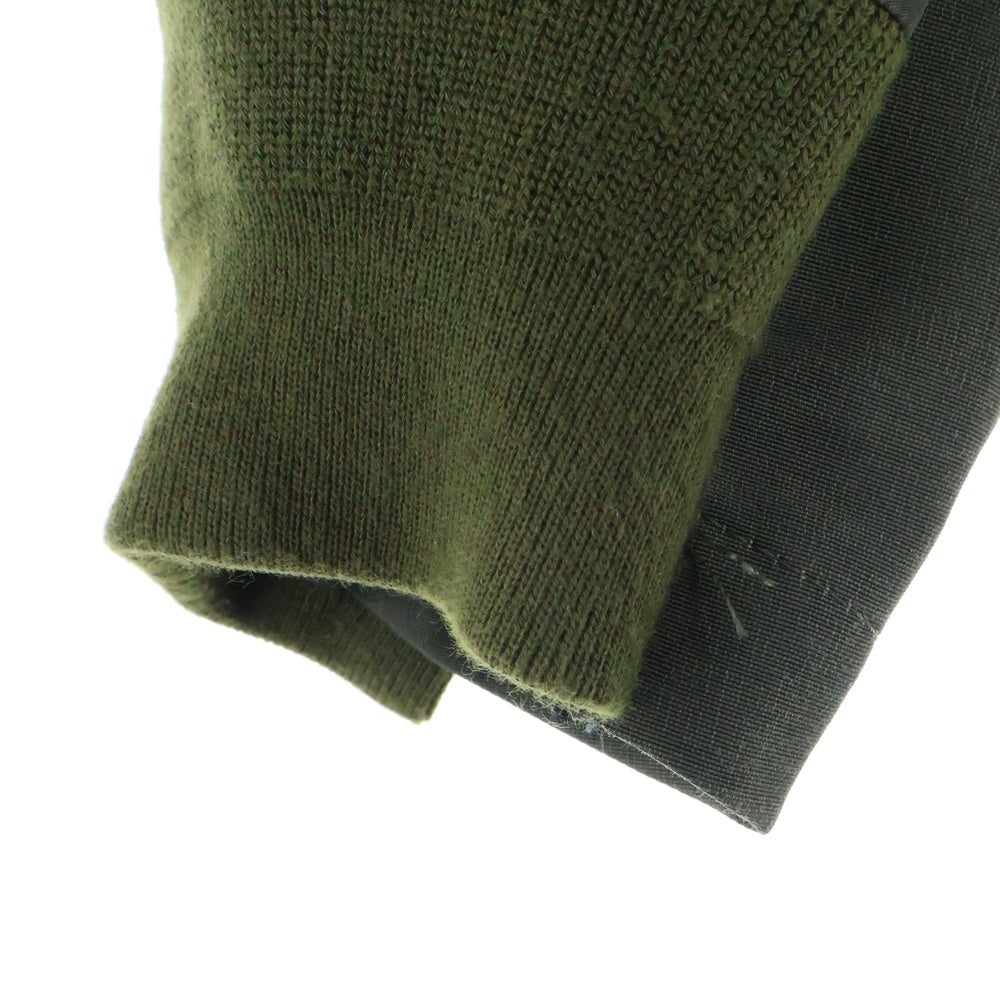 Sacai(サカイ) Nylon Twill x Grosgrain Blouson ナイロン ブルゾンジャケット カーキ 25-03718M