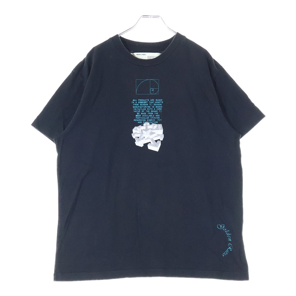 OFF-WHITE(オフホワイト) 20SS Dripping Arrows T-Shirt ドリッピング アロー 半袖Tシャツ ブラック OMAA038R20185005