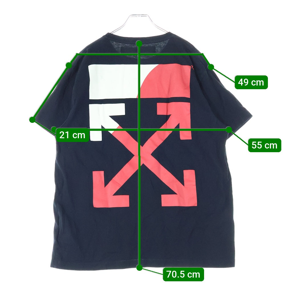 OFF-WHITE(オフホワイト) 19SS Split Logo S/S Over Tee スプリット ロゴ プリント 半袖 カットソー Tシャツ ブラック OMAA038S19185006
