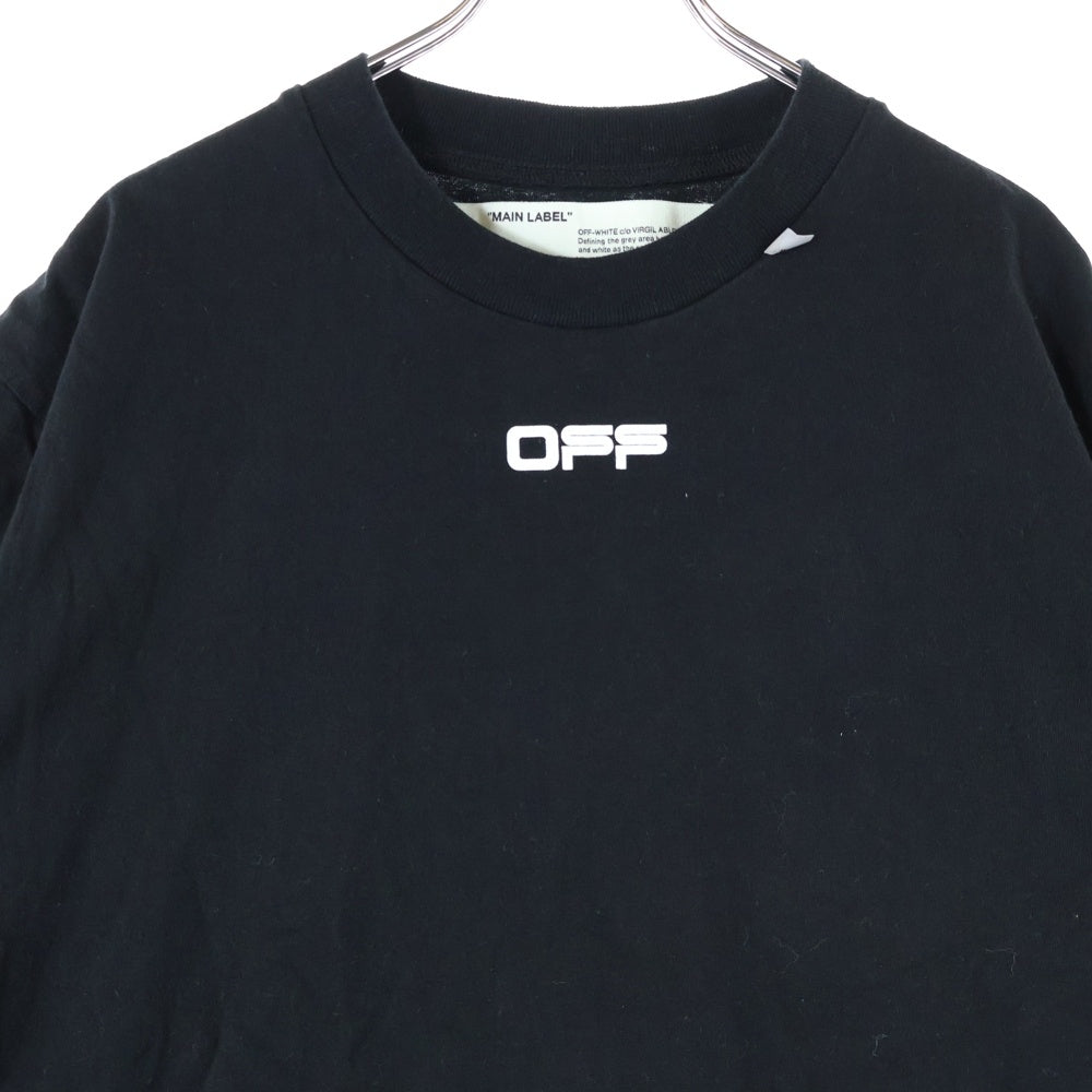 OFF-WHITE(オフホワイト) 19AW Caravaggio Arrows T-Shirt カラヴァッジョ オーバーサイズ半袖Tシャツ ブラック OMAA038S20185004