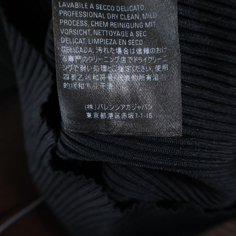 BALENCIAGA(バレンシアガ) ショルダーロゴタグ付 クルーネック 長袖セーター ブラック レディース 570828 T5101