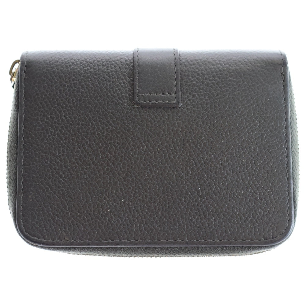 SAINT LAURENT PARIS(サンローランパリ) YSLロゴ レザー コンパクト