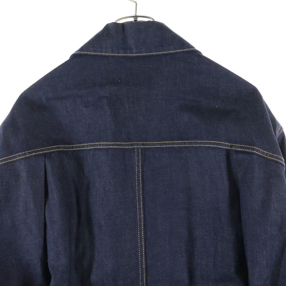 beautiful people(ビューティフルピープル) selvage denim big blouson セルビッヂ デニム ビッグ ブルゾン Tバック シンチバック デニムジャケット インディゴ 1000102017