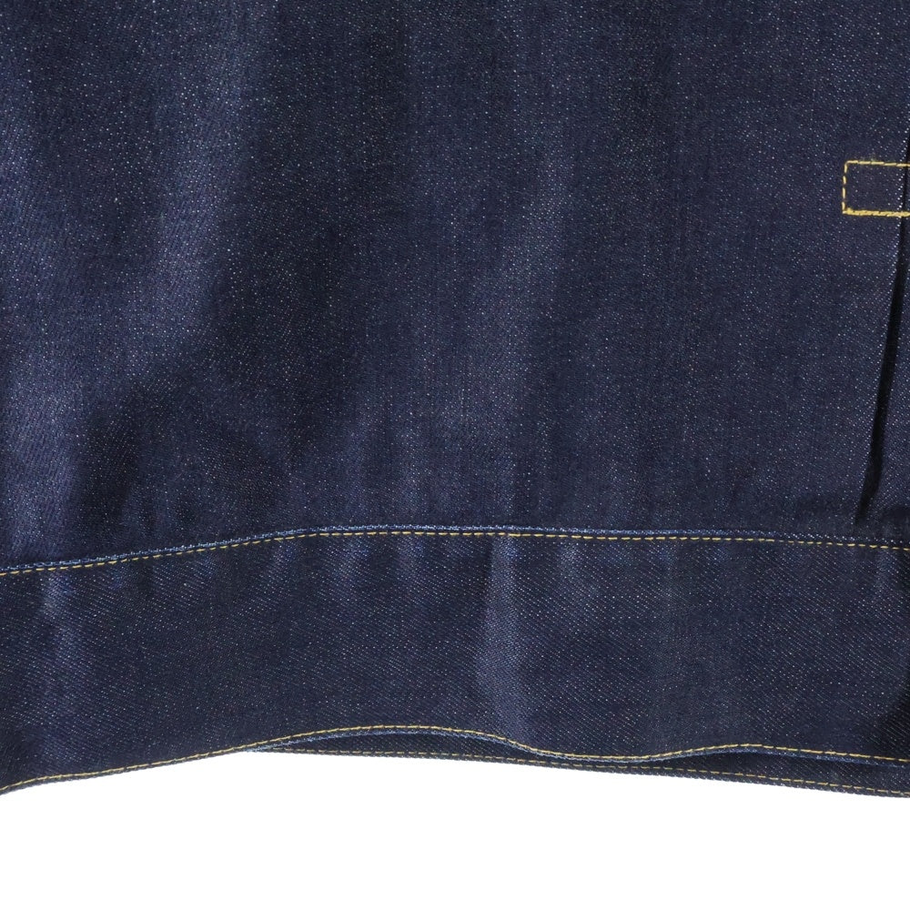 beautiful people(ビューティフルピープル) selvage denim big blouson セルビッヂ デニム ビッグ ブルゾン Tバック シンチバック デニムジャケット インディゴ 1000102017
